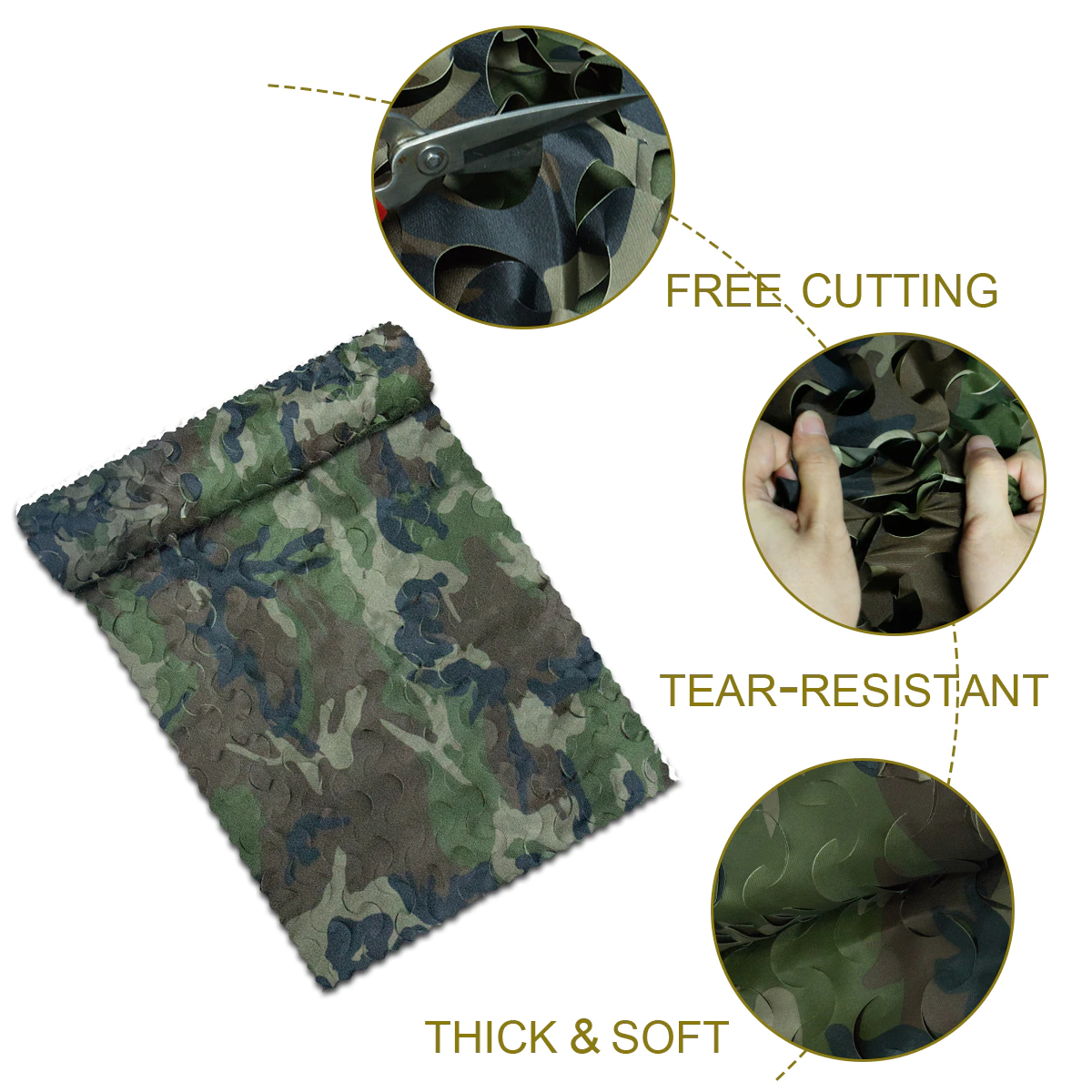 Cheap Goat Tents Multi size USA Jungle Camouflage Net Camo Net Ultralight Car Camping Garden Tent Awning Sun Shelter Filet Camouflage Mesh Sun Shelter 